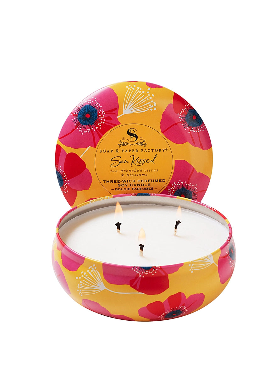 Sun Kissed Three Wick Candle