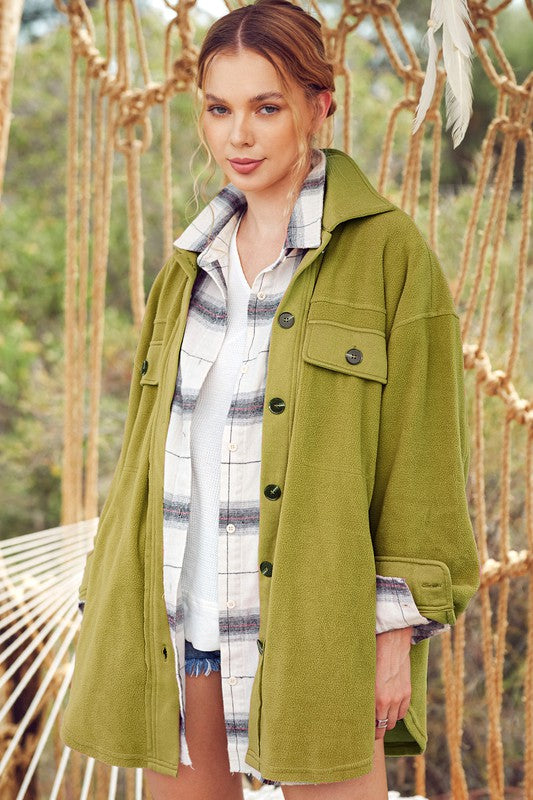 Loose Fit Shacket