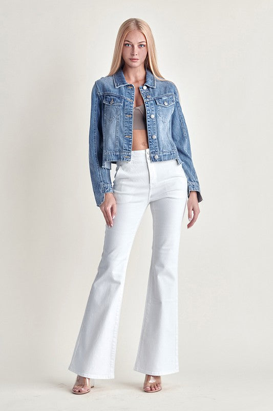 Uneven Hem Jacket