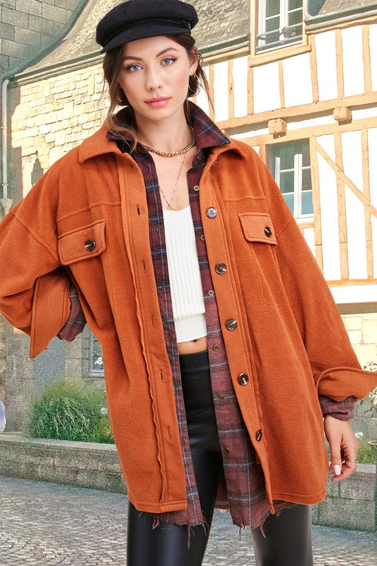 Loose Fit Shacket