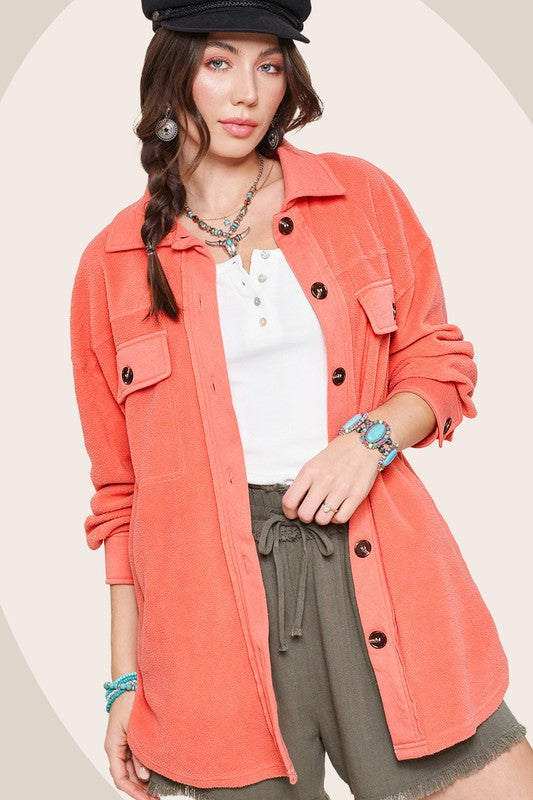 Loose Fit Shacket