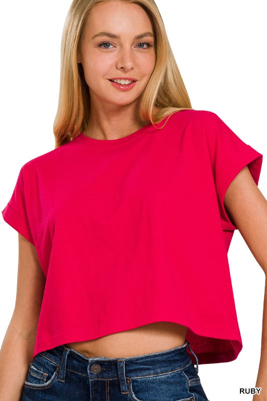 Folded Cotton Top