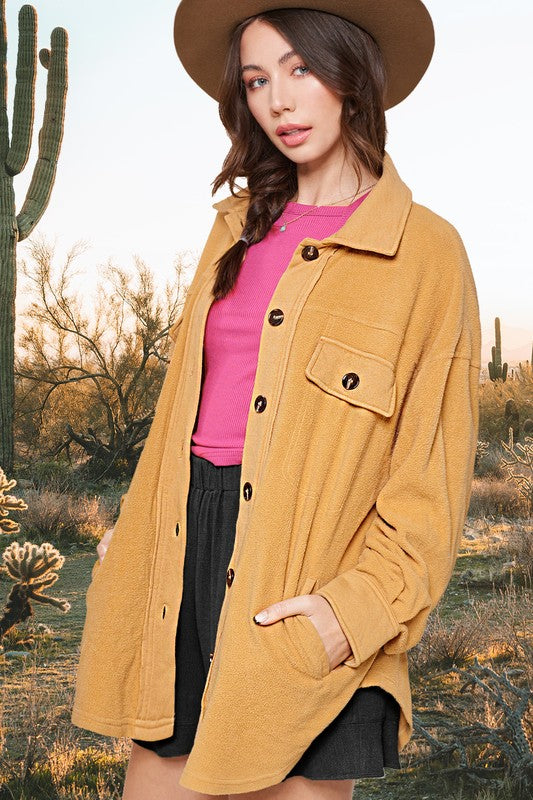 Loose Fit Shacket