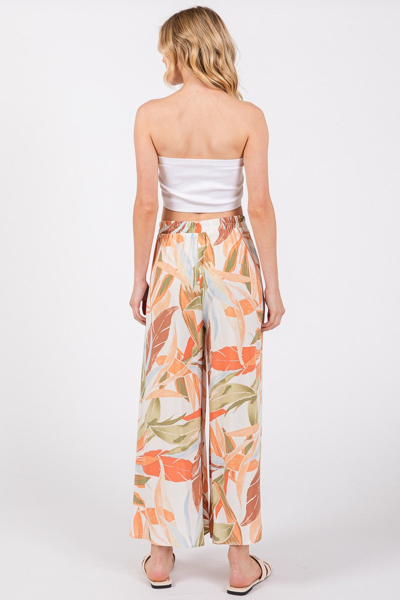 Woven Wide Leg Pants