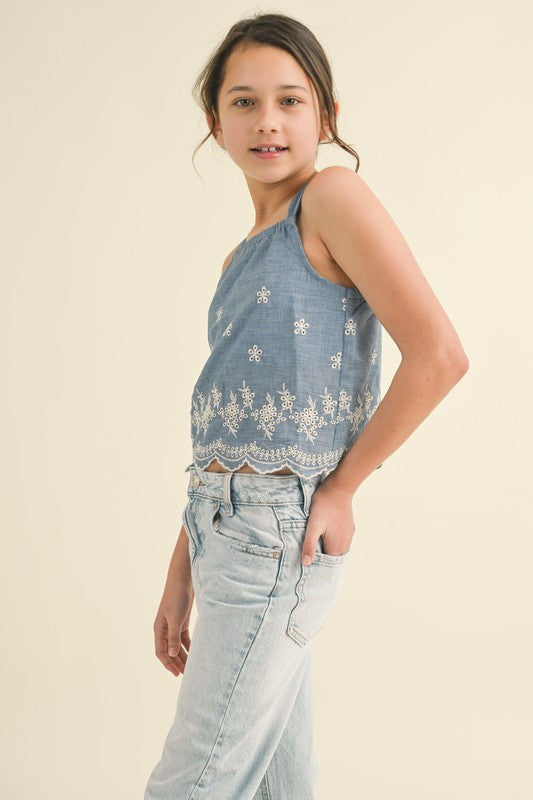 Cutout Back Top