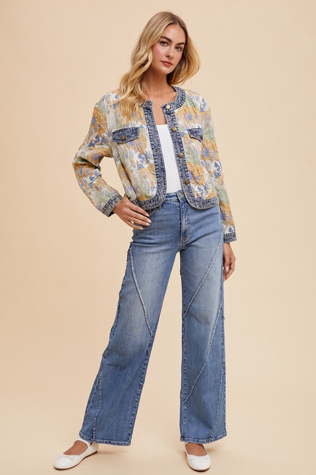 Decorative Seam Jeans