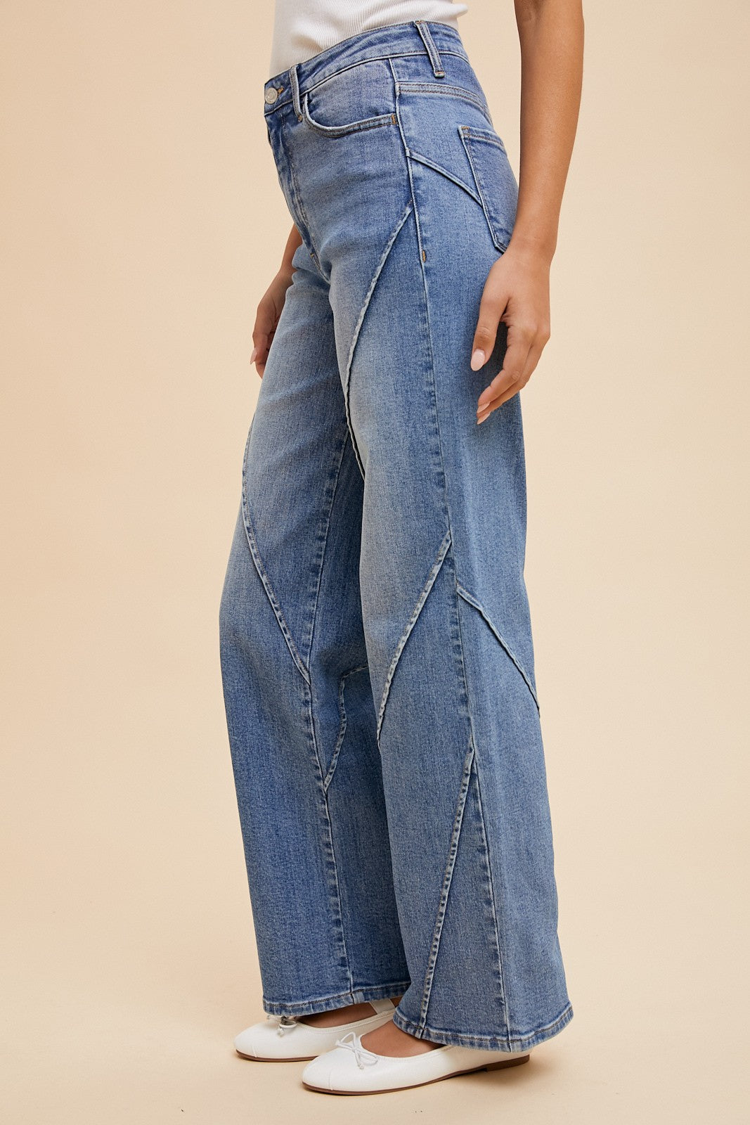 Decorative Seam Jeans