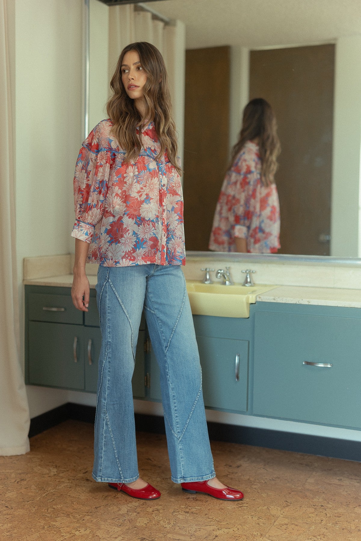 Decorative Seam Jeans