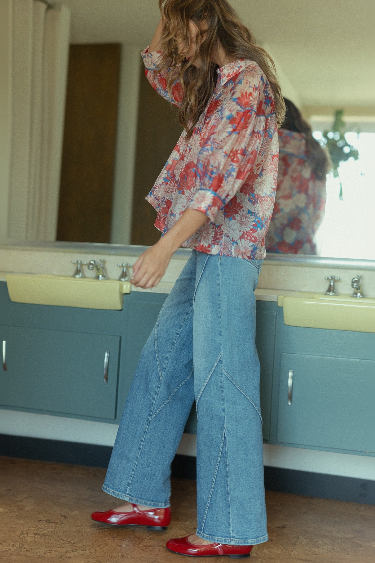 Decorative Seam Jeans