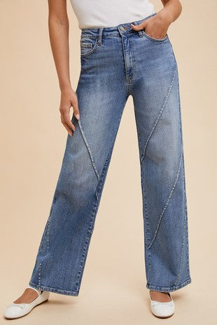 Decorative Seam Jeans