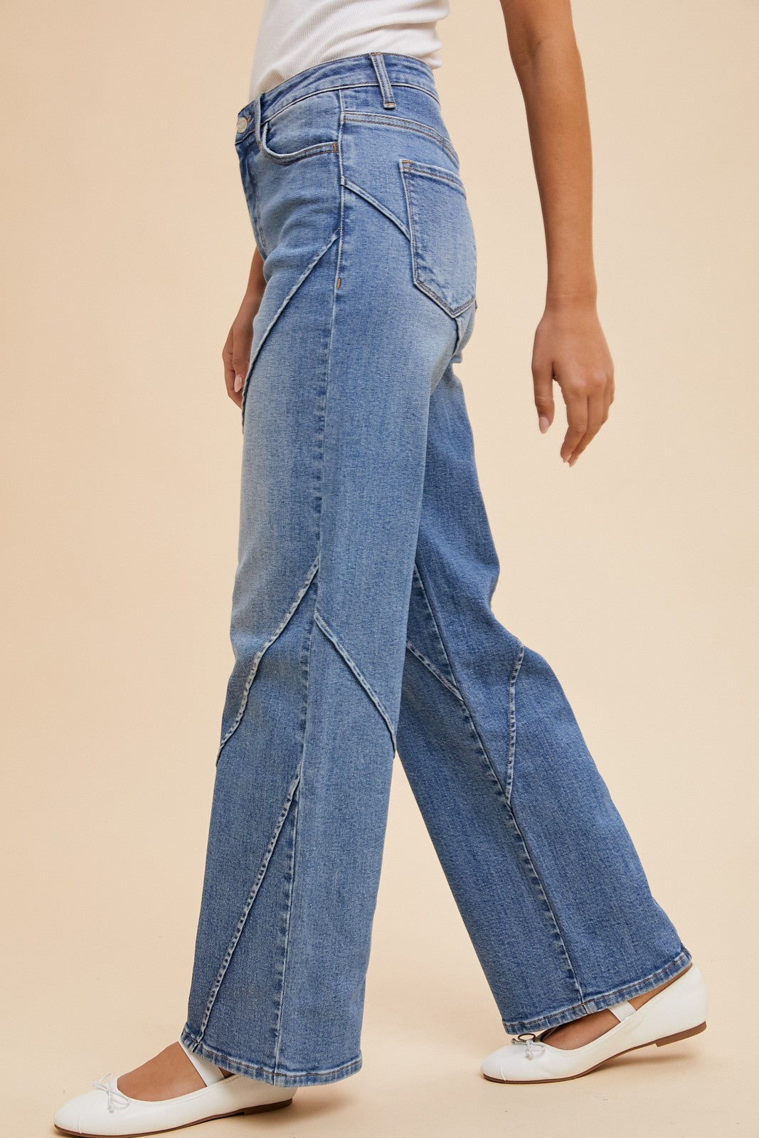 Decorative Seam Jeans