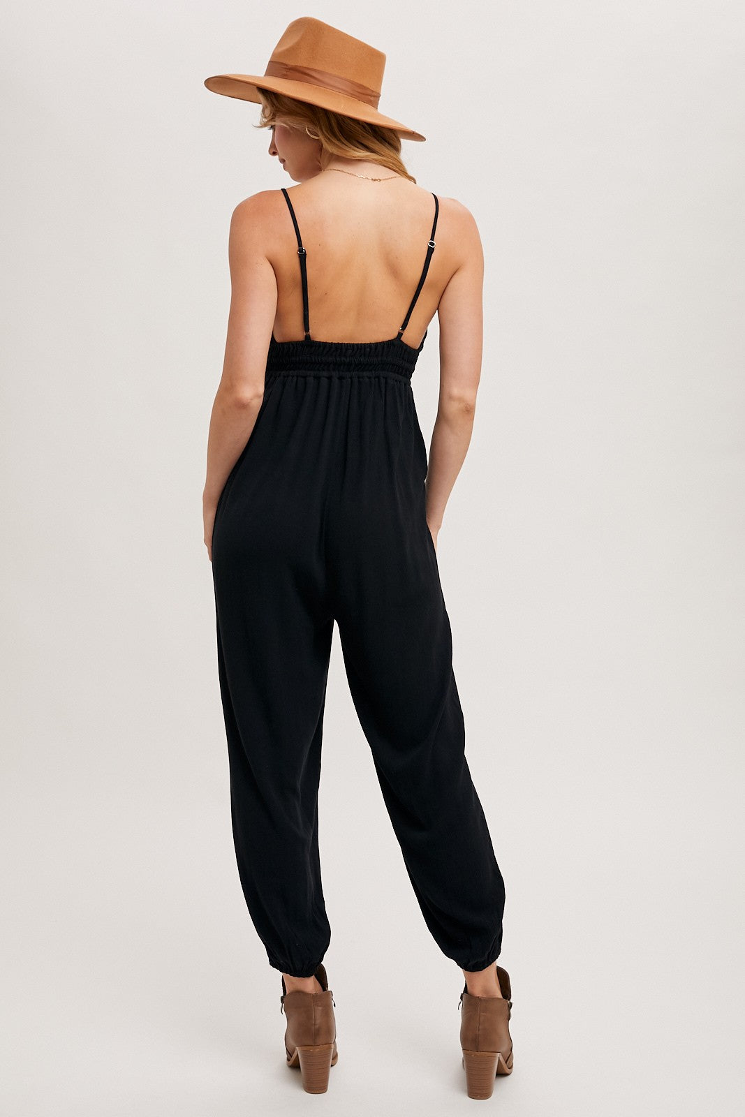 Adjustable Smock Jumpsuit