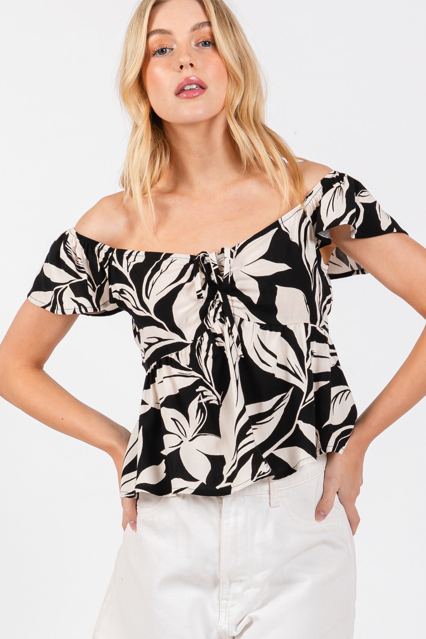 Flowy Short Sleeve Top