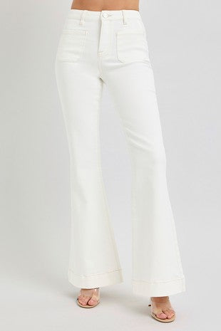 Flare Patch Pocket Pants