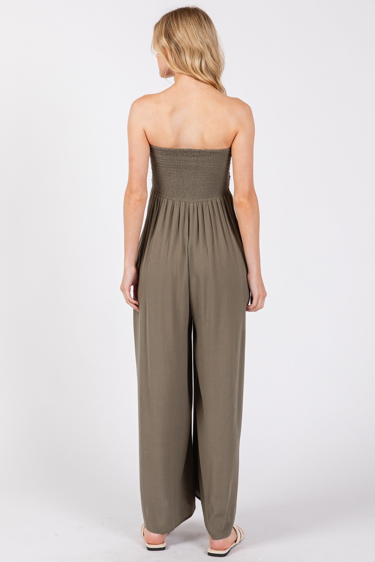 Front Tie Tanktop Jumpsuit