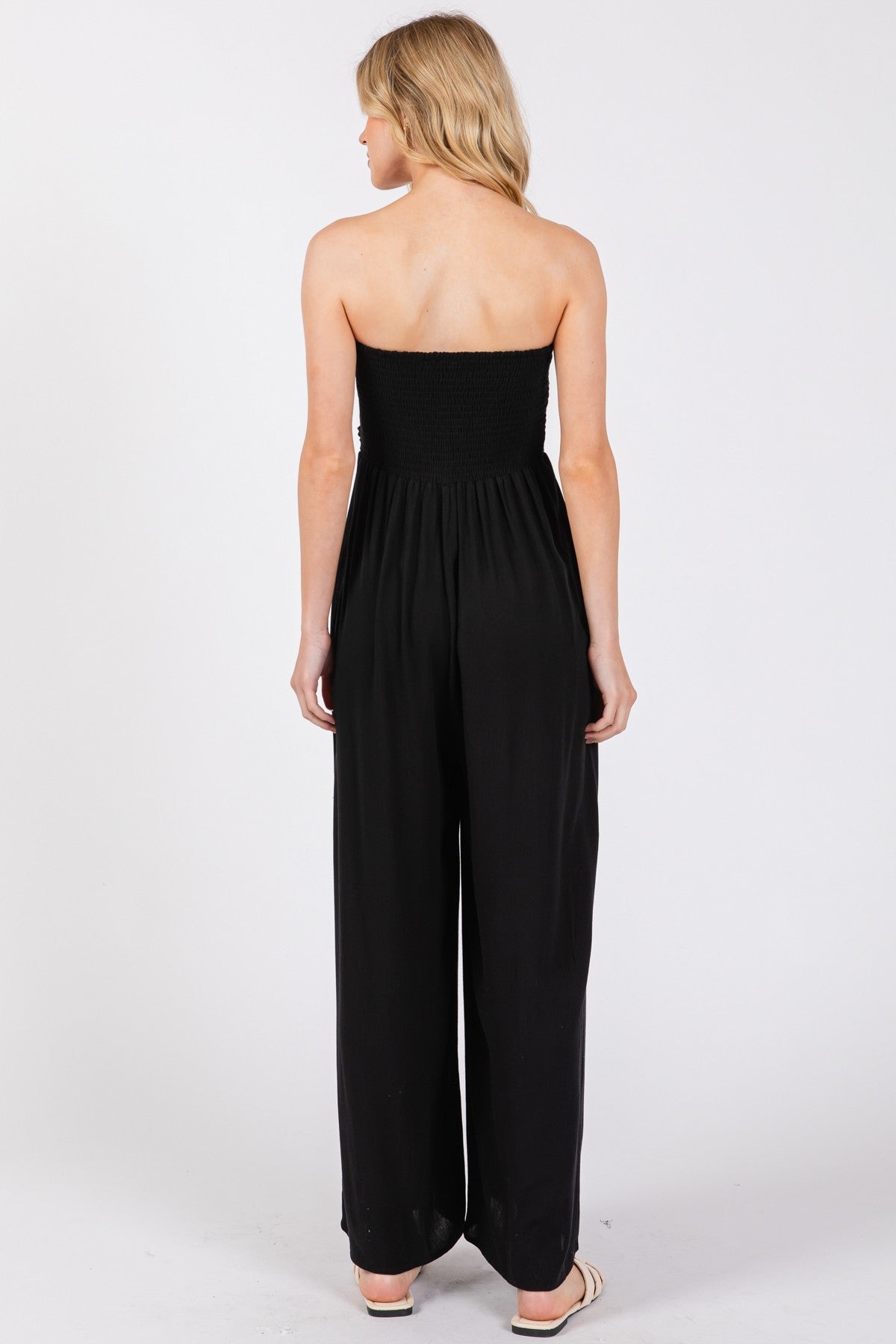 Front Tie Tanktop Jumpsuit