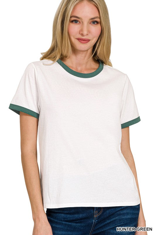 Short Sleeve Binding Tee