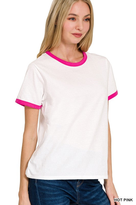 Short Sleeve Binding Tee