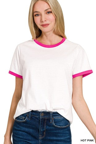 Short Sleeve Binding Tee