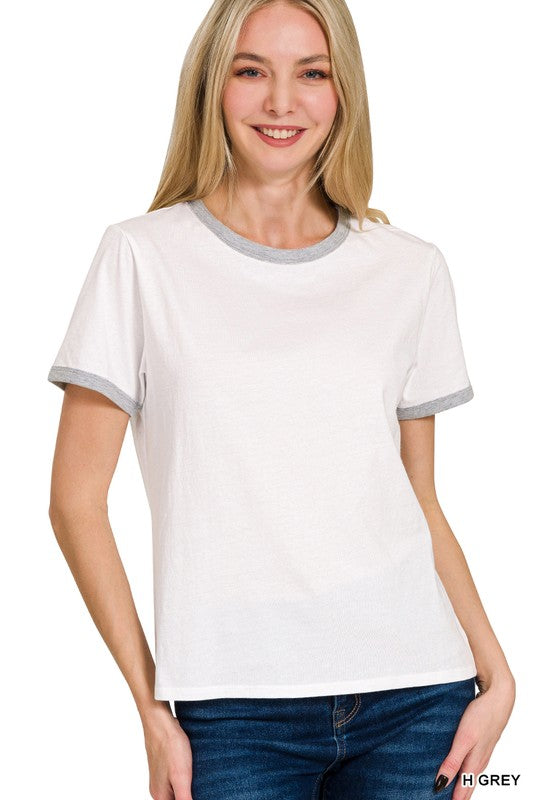 Short Sleeve Binding Tee