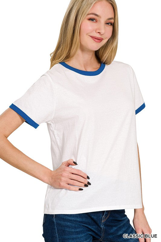 Short Sleeve Binding Tee