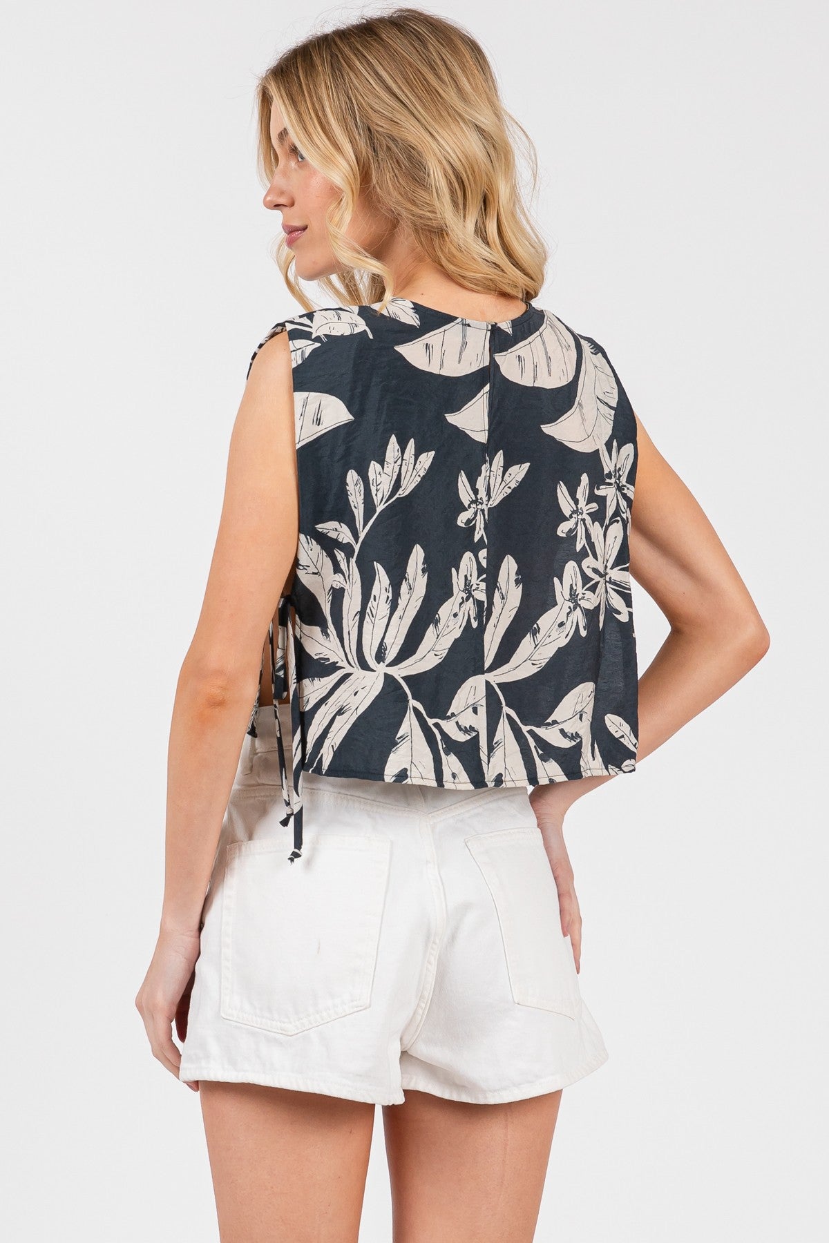 Side Tie Detailed Top