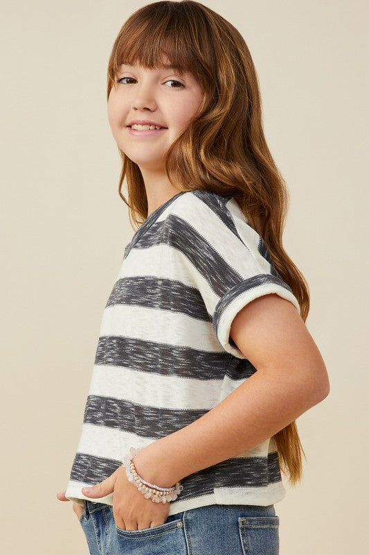 Heathered Knit Top