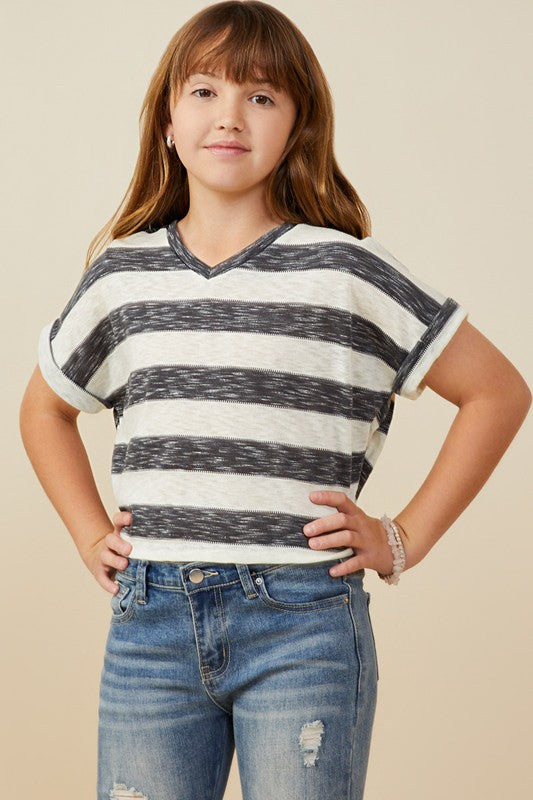 Heathered Knit Top