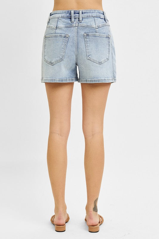High Rise Western Shorts