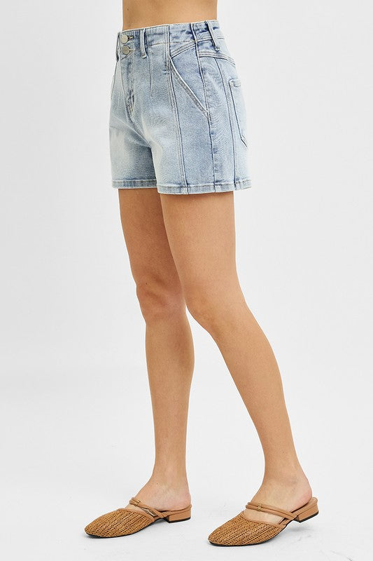High Rise Western Shorts