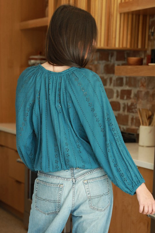 Button Front Blouse