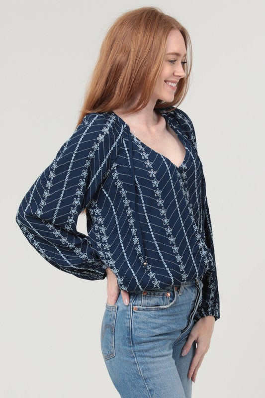 Button Front Blouse