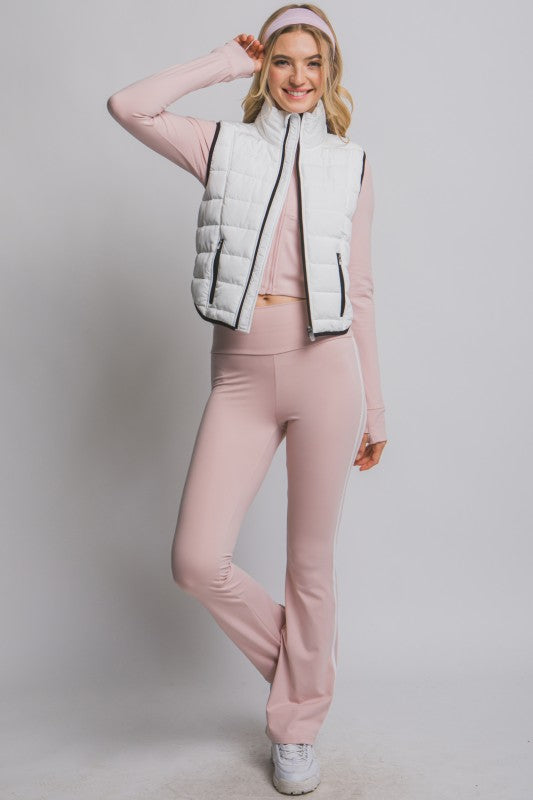 Contrast Packable Vest