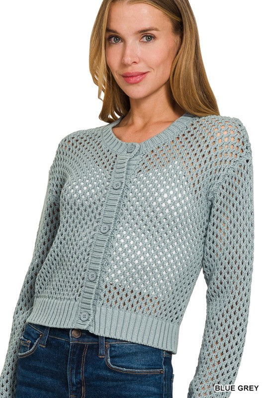 Crochet Sweater Cardigan