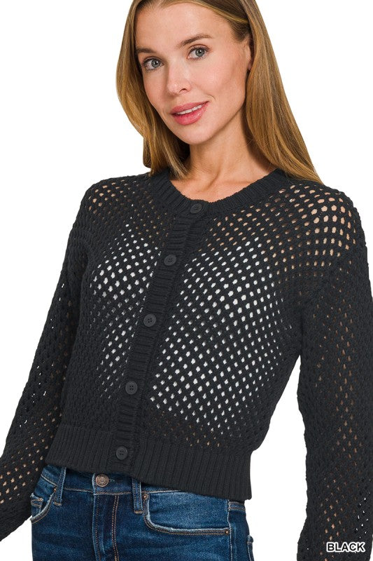 Crochet Sweater Cardigan