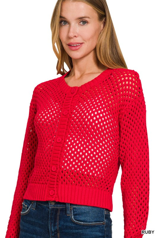 Crochet Sweater Cardigan