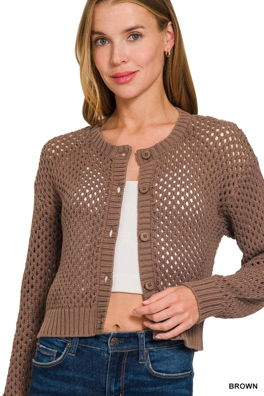 Crochet Sweater Cardigan