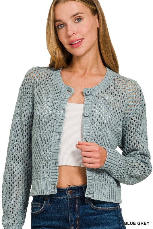 Crochet Sweater Cardigan