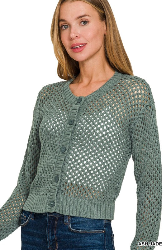 Crochet Sweater Cardigan