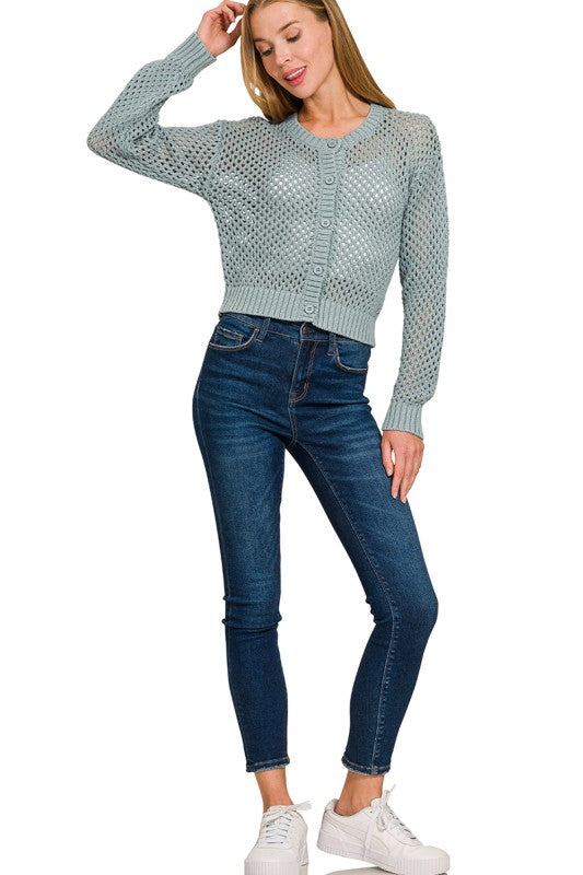 Crochet Sweater Cardigan