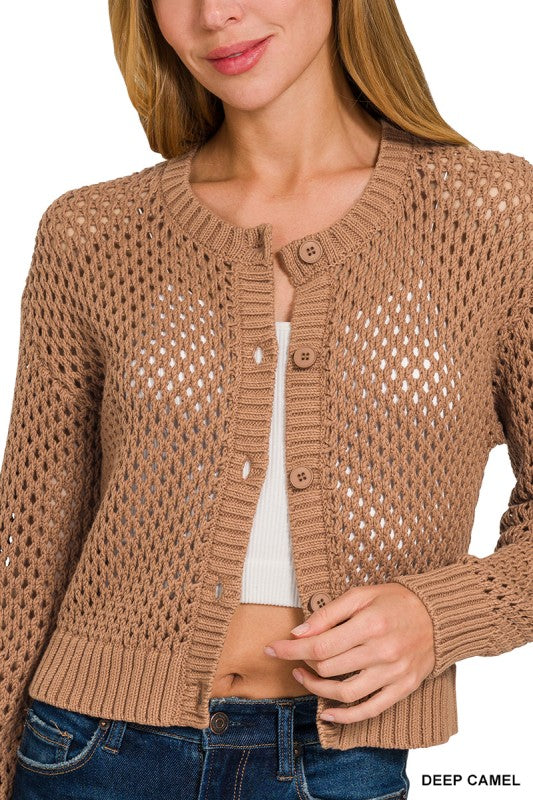 Crochet Sweater Cardigan