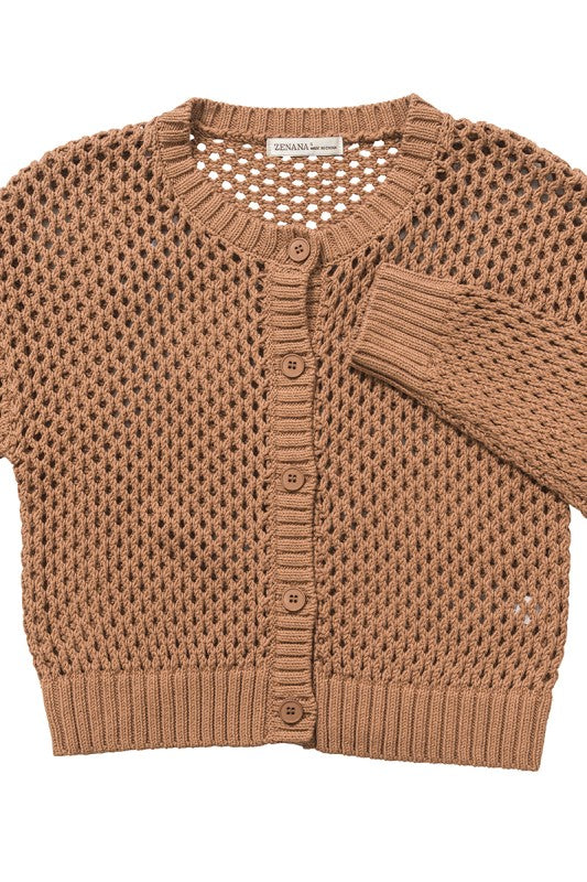 Crochet Sweater Cardigan