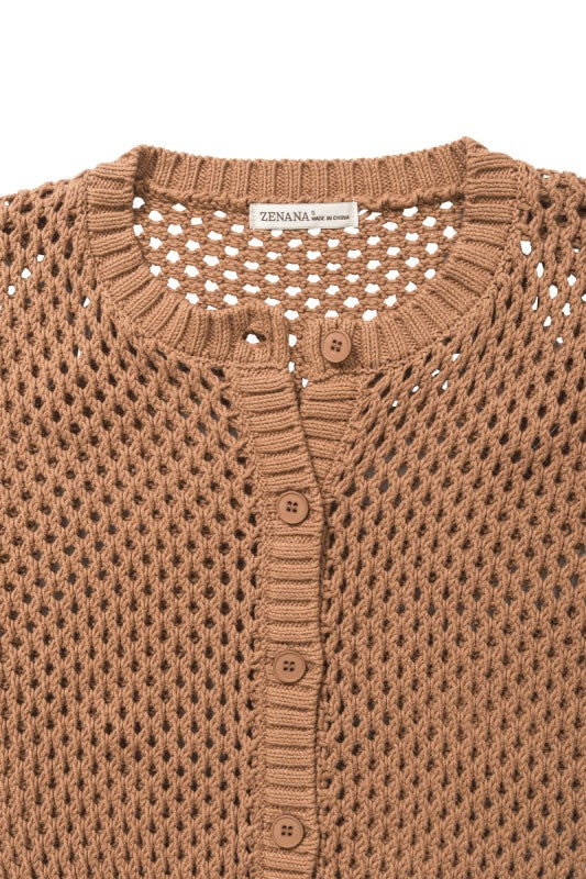 Crochet Sweater Cardigan