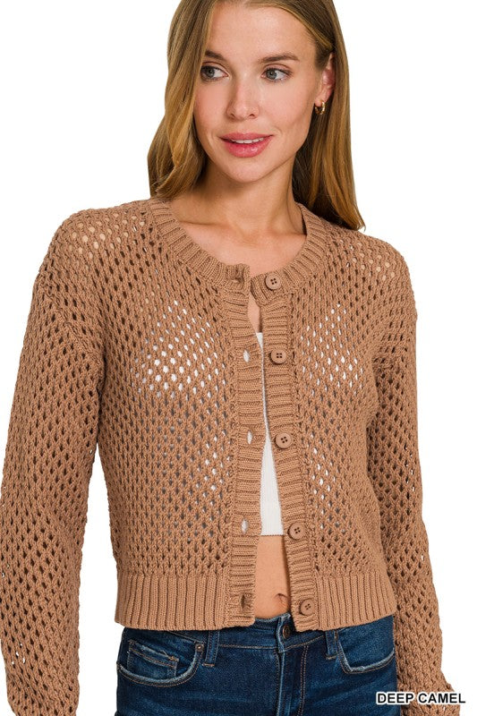 Crochet Sweater Cardigan