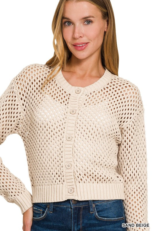 Crochet Sweater Cardigan