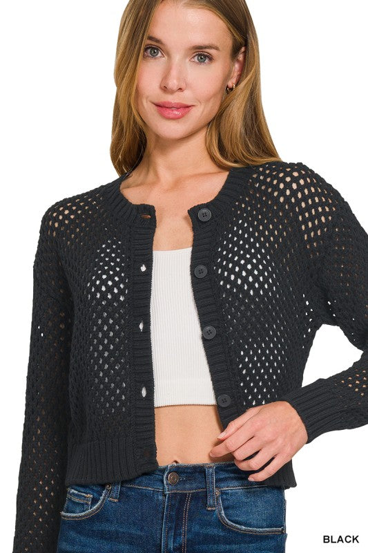 Crochet Sweater Cardigan