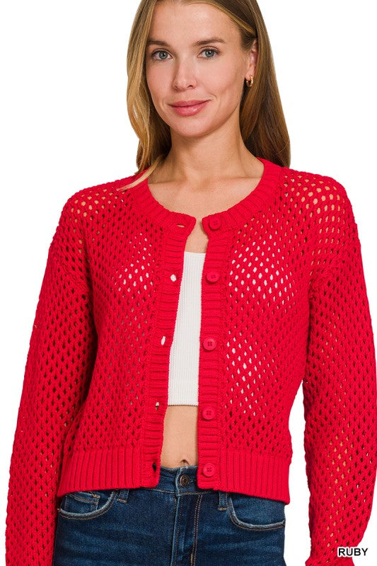 Crochet Sweater Cardigan