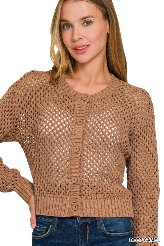 Crochet Sweater Cardigan