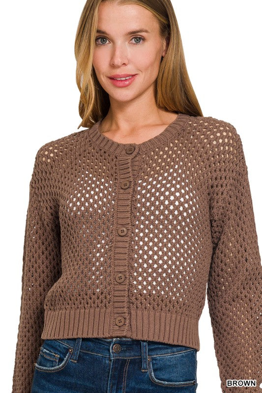 Crochet Sweater Cardigan