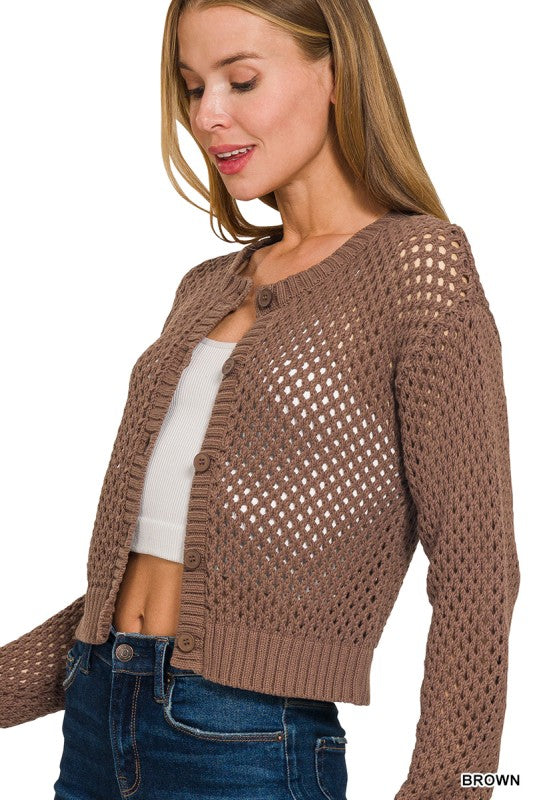 Crochet Sweater Cardigan